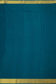 Dark Blue Mysore Crepe Silk Saree  - Avishya