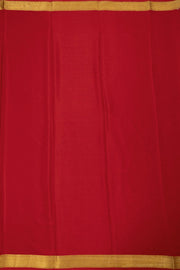 Red Mysore Crepe Silk Saree - Avishya