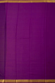 Evergreen Charm Green Mysore Crepe Silk Saree With Zari Border 10076676