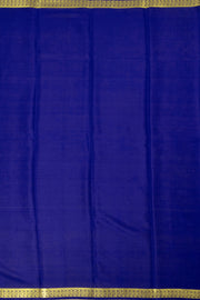 Minted Aqua Green Mysore Crepe Silk Saree With Zari Border 10076677