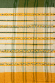 Off White Handloom Dhaniakhali Cotton Saree - Avishya