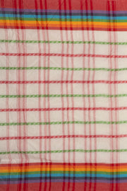 Off White Handloom Dhaniakhali Cotton Saree - Avishya