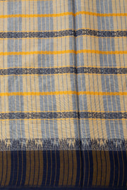 Grey Handloom Dhaniakhali Cotton Saree - Avishya