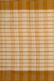 Mustard Yellow Handloom Dhaniakhali Cotton Saree - Avishya