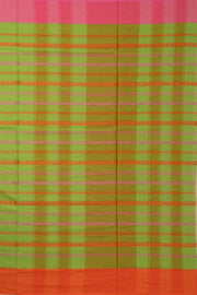 Green Handloom Dhaniakhali Cotton Saree - Avishya