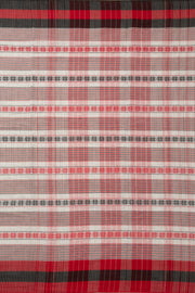 White Handloom Dhaniakhali Cotton Saree - Avishya