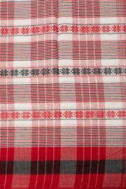 Off White Handloom Dhaniakhali Cotton Saree - Avishya