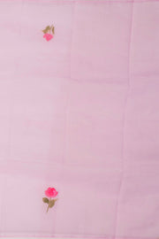 Pink Hand Painted Organza Saree - Avishya