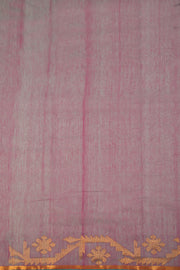 Brown Handloom Jamdani Silk Cotton Saree 10065949 - Avishya