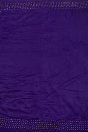 Dark Purple Bandhini Mulberry Silk Saree with Jharmar Design 10066005