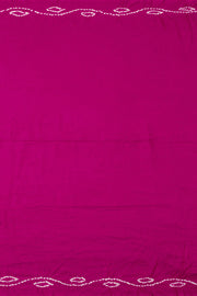 Pink Handcrafted Bandhani Gajji Silk Saree 10066009