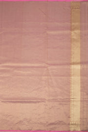 Dusky Rose Banarasi Tissue Silk Saree - Avishya