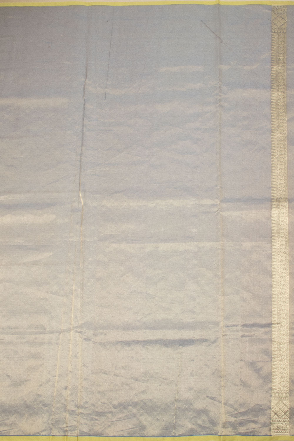Dual Tone Cream Banarasi Tissue Silk Saree - Avishya