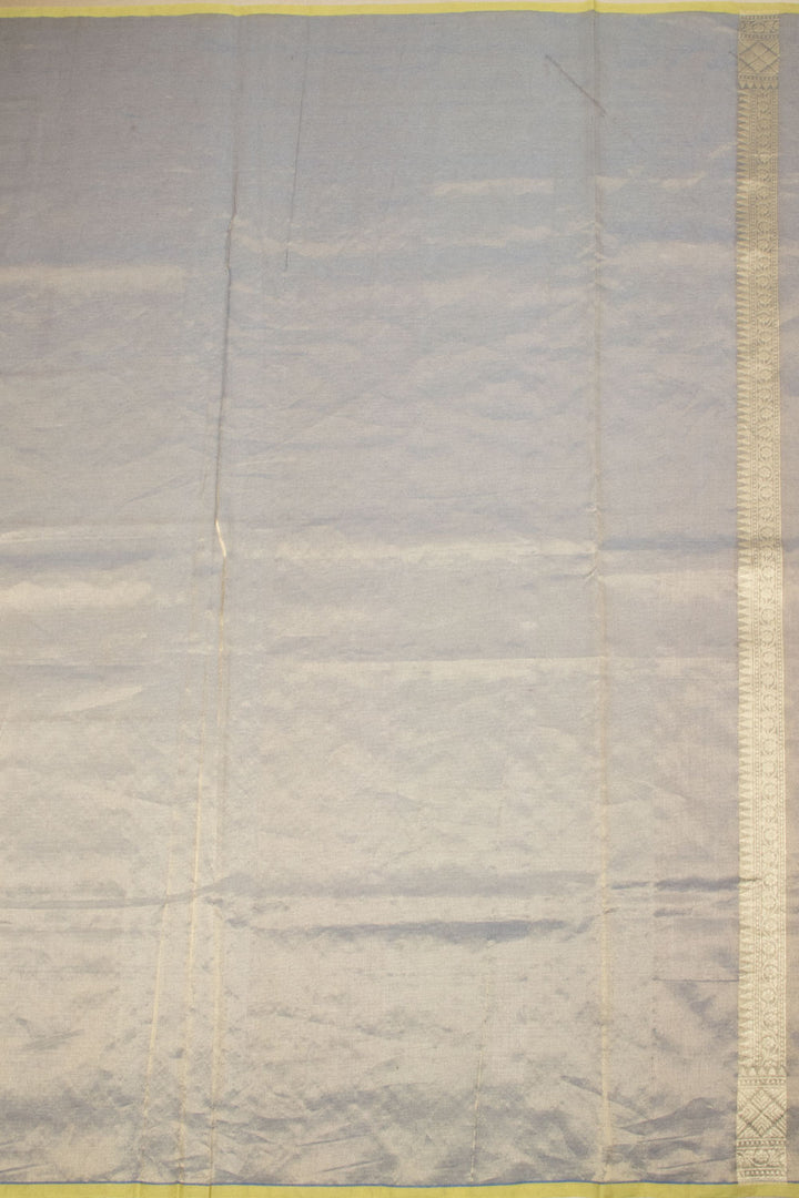 Dual Tone Cream Banarasi Tissue Silk Saree - Avishya