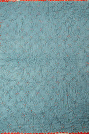 Blue Handcrafted Bandhani Gajji Silk Saree - Avishya