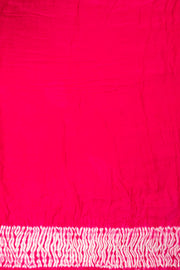 Pink Handwoven Bandhani Modal Silk Saree  - Avishya