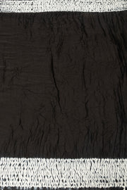 Black Handcrafted Gharchola Bandhani Modal Silk Saree 10075725