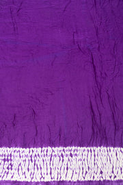 Purple Handwoven Bandhani Modal Silk Saree - Avishya