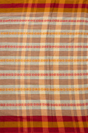 Grey Handloom Dhaniakhali Cotton Saree - Avishya