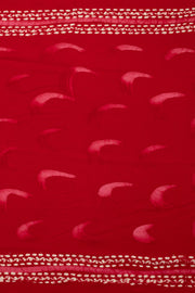 Pink Batik Printed  Muslin Silk Saree - Avishya