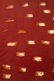 Maroon Batik Printed Muslin Silk Saree - Avishya