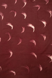 Brown Batik Muslin Silk Saree - Avishya