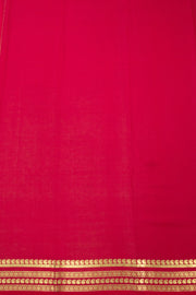 Baby Pink Hand Painted Mysore Crepe Silk Saree - Avishya