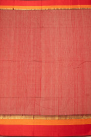 Black Handloom Maheswari Silk Cotton Saree - Avishya