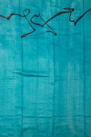 Multi Color Hand painted Tussar silk saree - Avishya