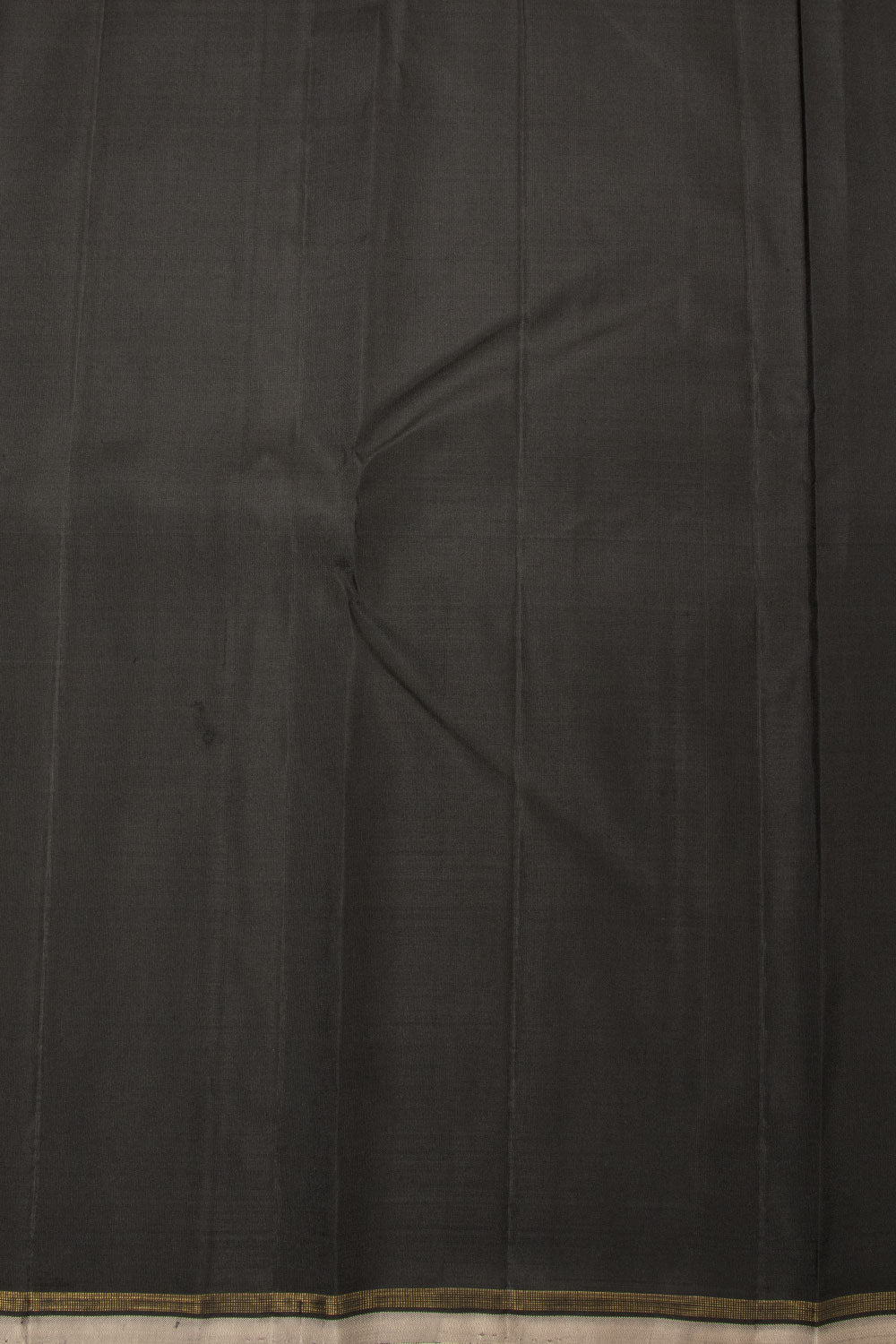 Black And Grey Half And Half Handloom Kanjivaram Silk Saree - Avishya