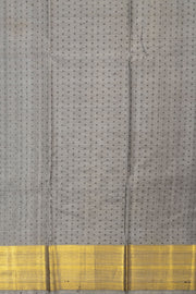 Black Handloom Kanjivaram Silk Saree - Avishya