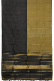 Black Handloom Kanjivaram Silk Saree - Avishya