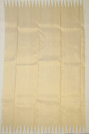 Off White Bridal Handloom Kanjivaram Silk Saree - Avishya