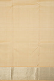 Peach Orange Handloom Kanjivaram Silk Saree - Avishya