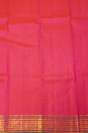 Dual Tone Pink Handloom Kanjivaram Silk Saree - Avishya