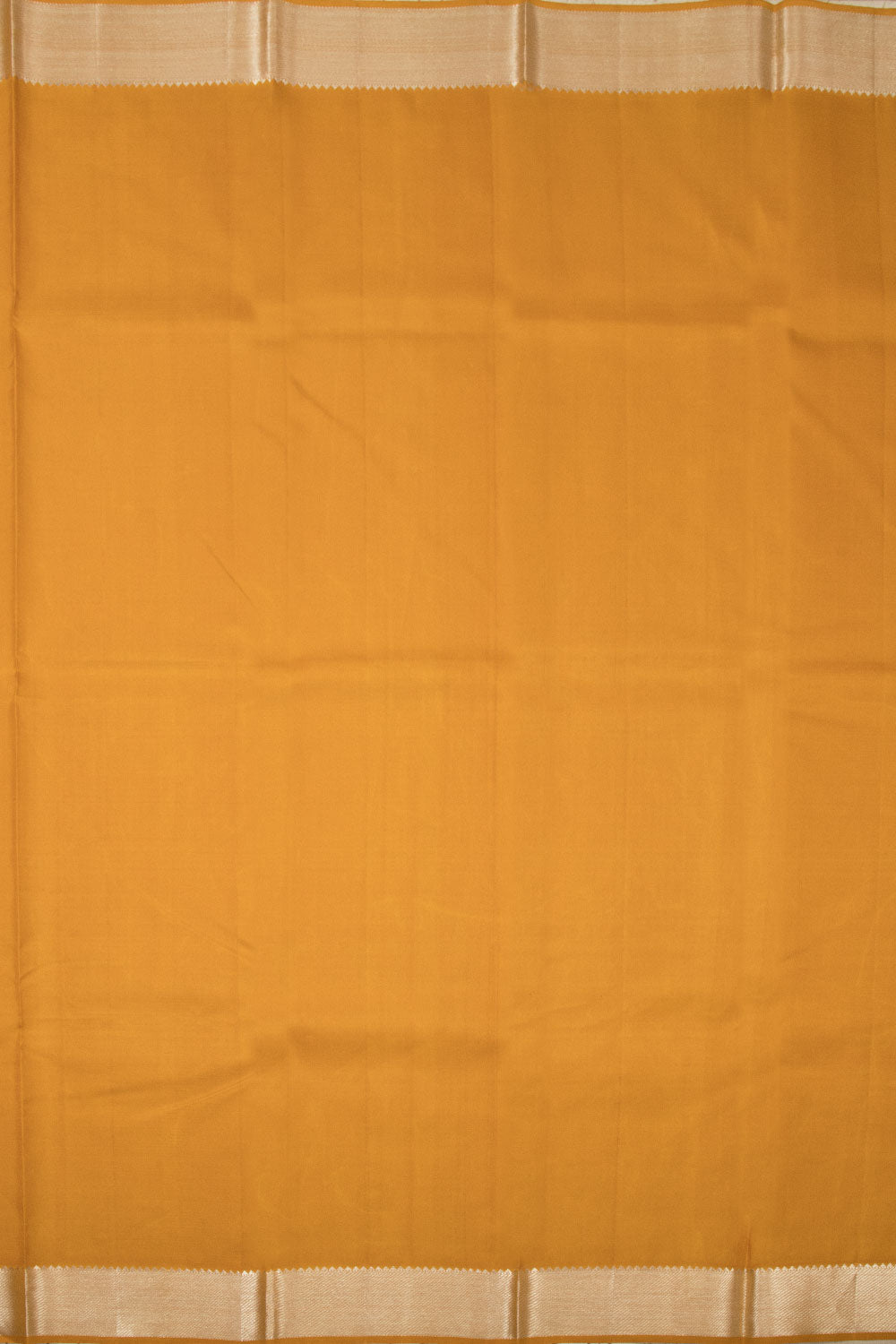 Honey yellow Handloom Kanjivaram Silk Saree - Avishya