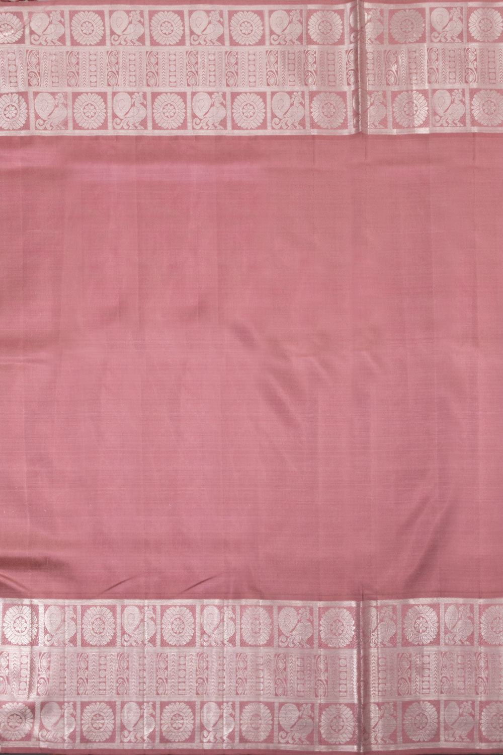 Peach Handloom Kanjivaram Silk Saree - Avishya