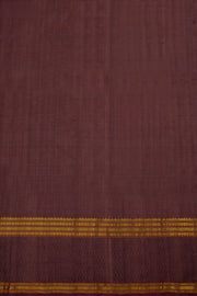 Black Handloom Kanchi Silk Cotton Saree - Avishya