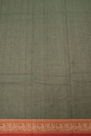 Green Handwoven Kanchi Cotton Saree - Avishya