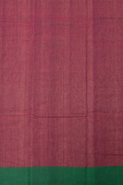 Purple Handwoven Kanchi Cotton Saree -Avishya