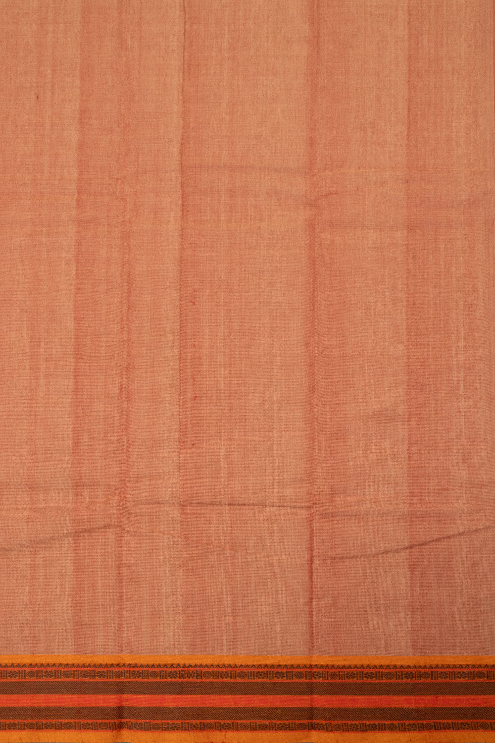 Peach Handwoven Kanchi Cotton Saree 10066820