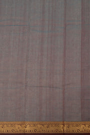 Dual Tone Blue Handwoven Kanchi Cotton Saree-Avishya