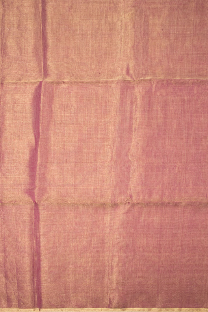 Copper Brown Handloom Maheshwari Silk Cotton Saree - Avishya