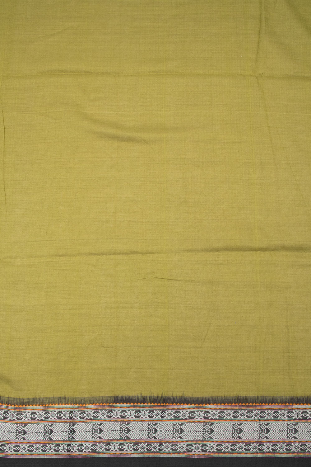 Green Handloom Odisha Cotton Saree - Avishya