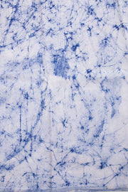 Blue Batik Muslin Silk Saree - Avishya