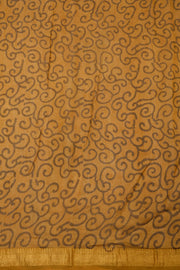 Brown Anokhi Hand Block Printed Saree - Avishya