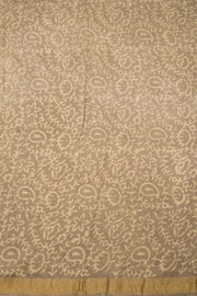 Beige Anokhi Hand Block Printed Saree - Avishya