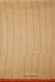 Red Anokhi Hand Block Printed Saree  - Avishya