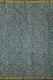 Blue Anokhi Hand Block Printed Saree - Avishya