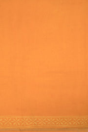 Orange Vanaspathi Hand block Printed Kota Cotton saree - Avishya